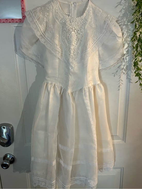 Gunne Sax Dresses & Skirts - Gunne Sax White Lace Mini Dress